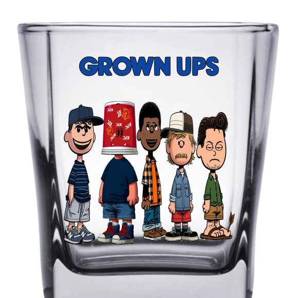 PEANUTS/ 90's and 2000 era MOVIES Mashup Shot Glasses/Gift Boxes, Unique Gift! - Picture 11 of 14